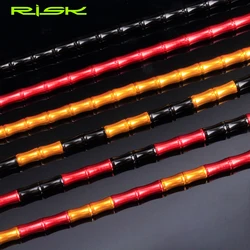 RISK MTB/Road Bicycle Bamboo Link Cable Set CNC Aluminum Alloy Elite Links Line Pipe Kit Shift/Brake Housing Joint Tube Suit