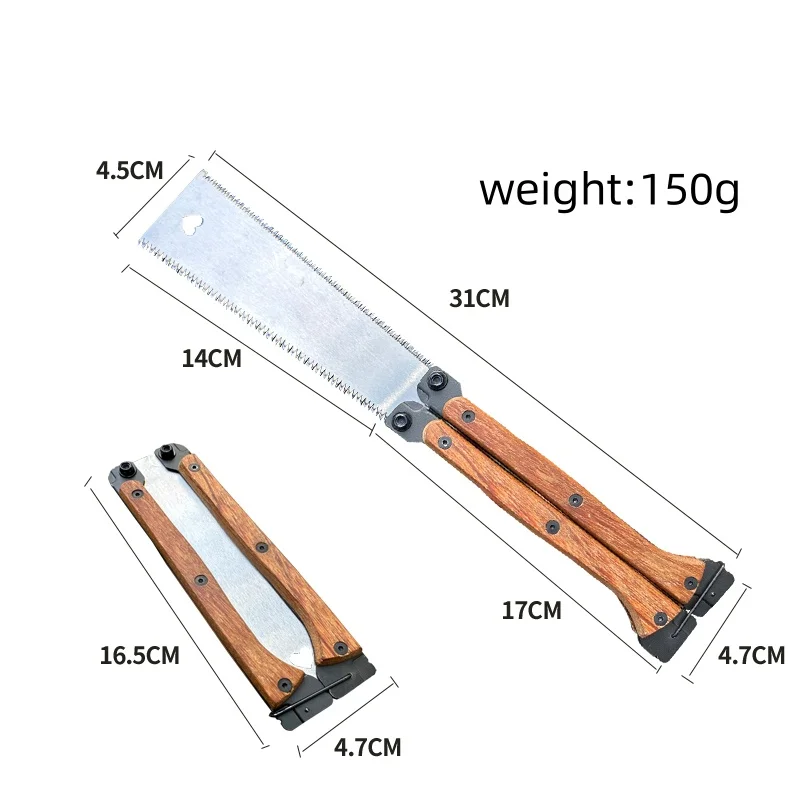 Wooden Folding Saw SK5 Steel Garden Saw Portable Pocket Saw Household Manual Cutting ToolsBlade Length