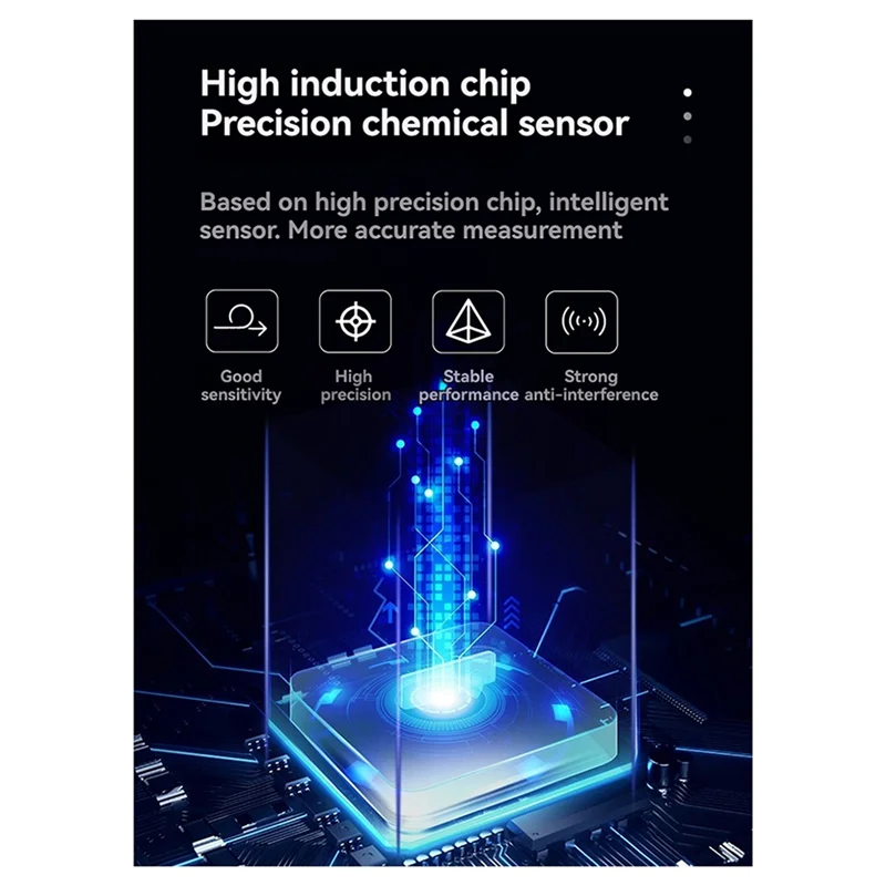 FORW-Compact Highly Accurate Alcohol Detector Rechargeable Long-Lasting Breathalyzer G1 Multi-Language Tester