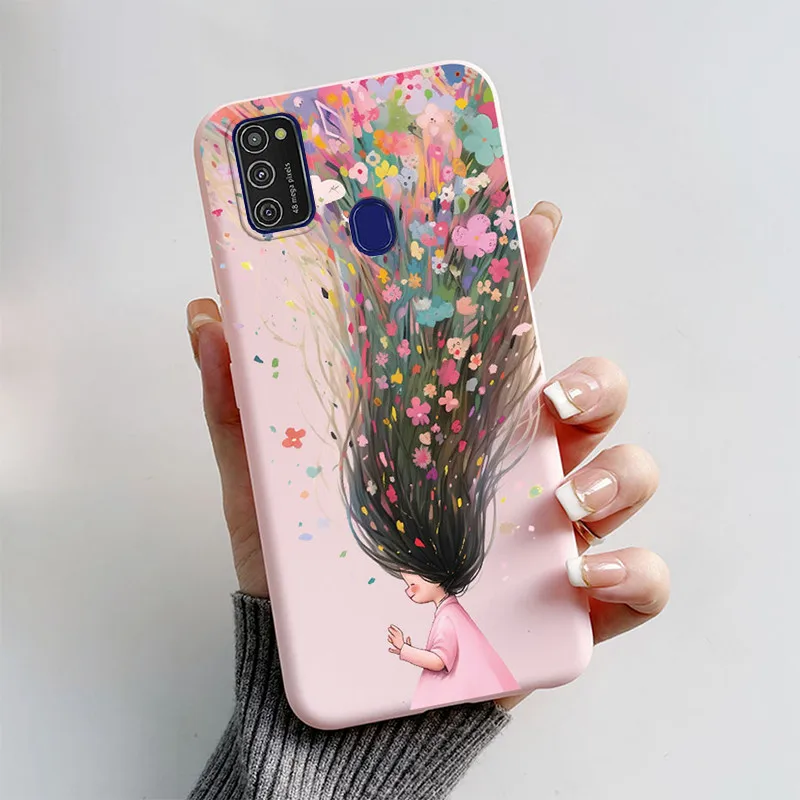 For Samsung Galaxy M21 M30S M21S M31 M31S Case Popular Butterfly Cover Soft Silicone Funda For Samsung M21 2020 SM-M215F Cases