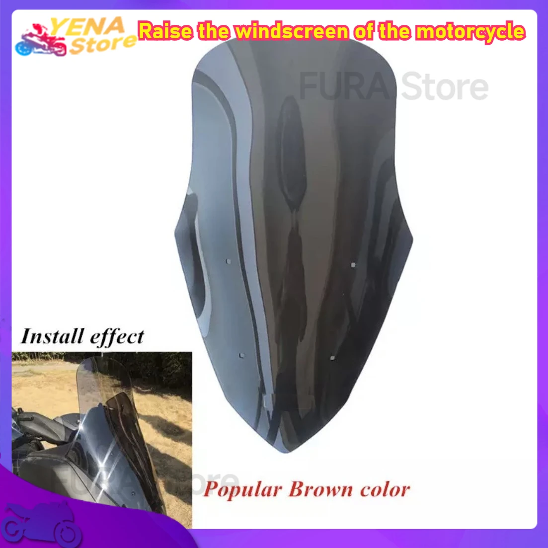 

Applicable to the front windshield of Yamaha Nmax155 20 model motorcycle parts, NMAX 155 motorcycle parts