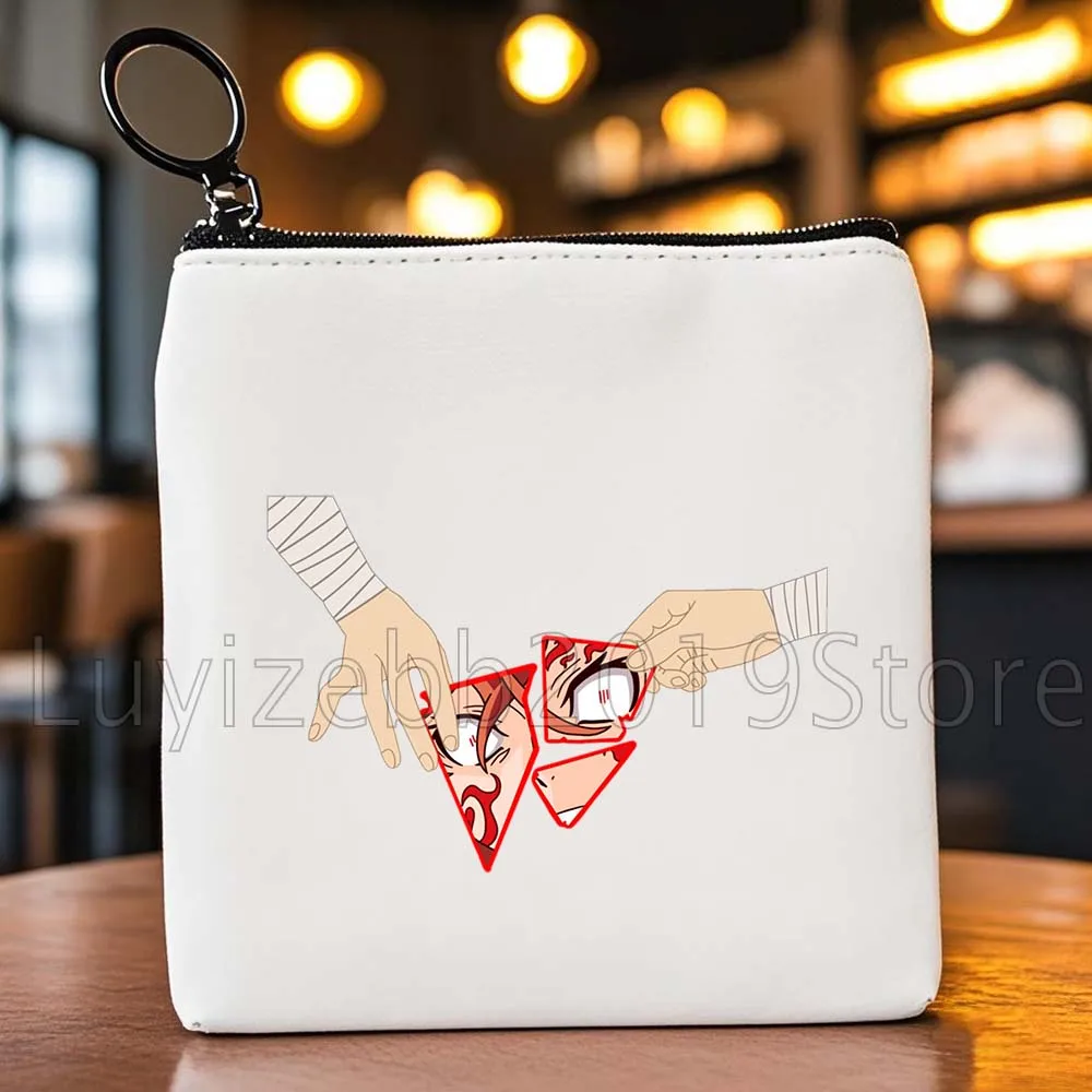 لطيف Dazai Chuuya Osamu Soukoku Bungou الكلاب الضالة BSD هدية قماش محفظة نسائية للعملات المعدنية قماش حقيبة صغيرة مفتاح تخزين بطاقة أكياس المحفظة الحقيبة