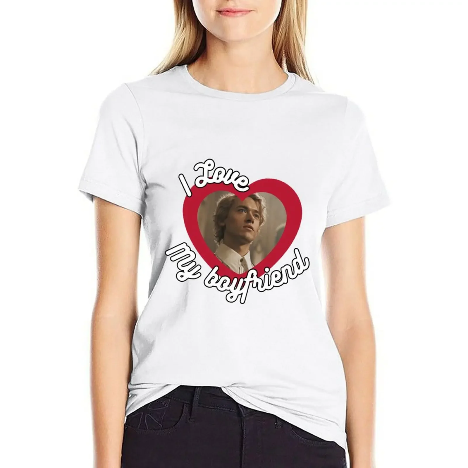 I love my boyfriend Tom Blyth Coriolanus Snow T-shirt summer clothes vintage clothes Women clothes