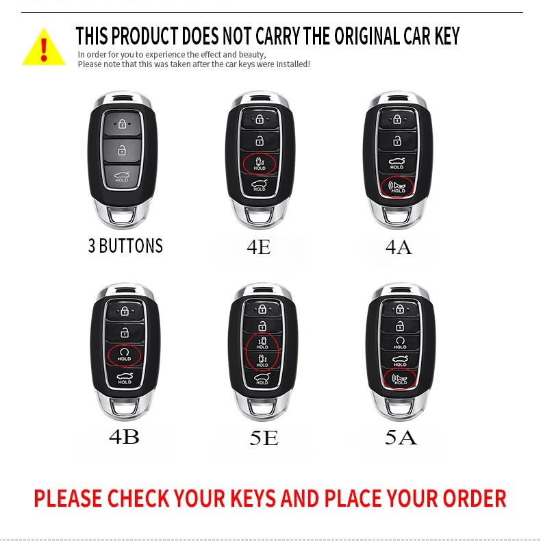 Metal Car Key Cover Case Shell for Hyundai Palisade Limited Palisade SEL Elantra Sel Elantra Santa Fe Veloster 2020 Accessories