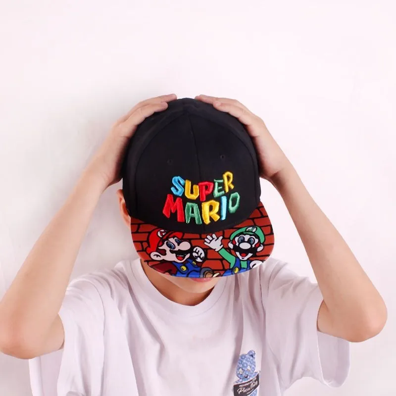

Marios Bros Baseball Caps Anime Figure Luigi Cosplay Fashion Embroidery Adjustable Outdoor Casual Sun Hats for Men Gifts