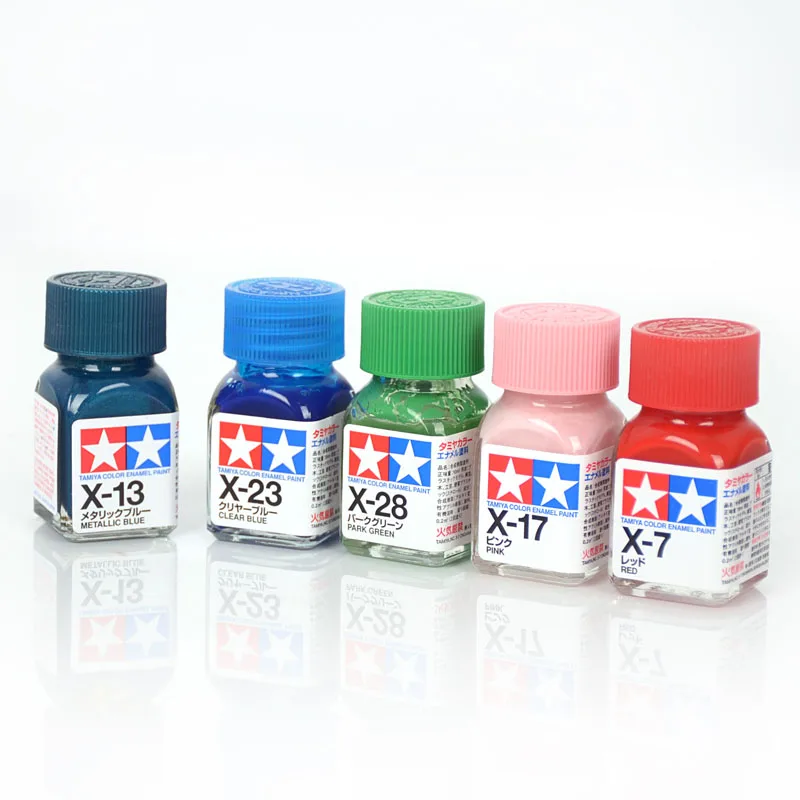 10ml Tamiya Enamel Paint X1-X24 Draw Pigment DIY Doll Car Robot Military Tank Ship Plane Soldier Coloring Modeling Building Tool