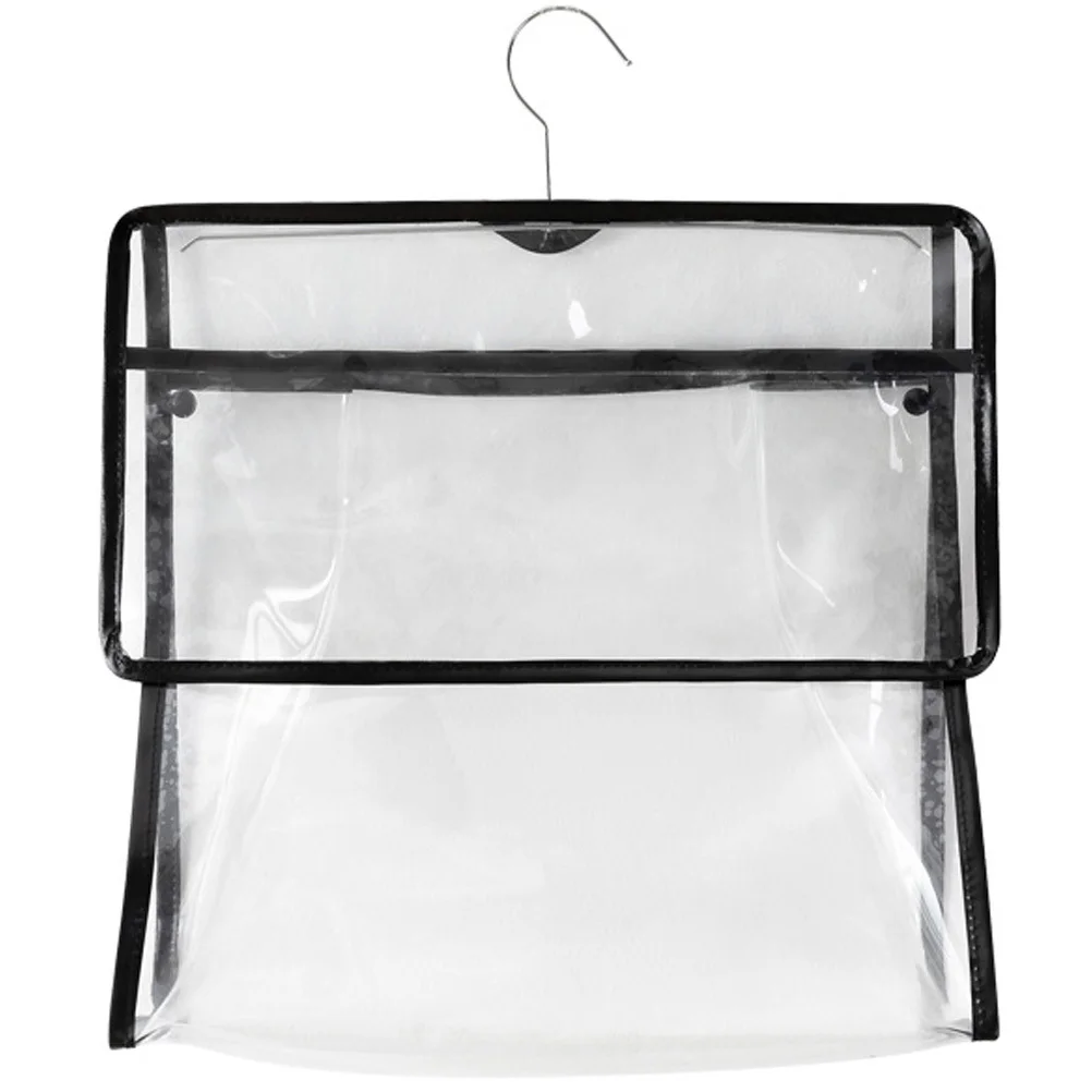 Transparent Waterproof Storage Bag Bathroom Hanging Bag PVC Shower Room Hanging Storage Pouch Compact Space Organizer