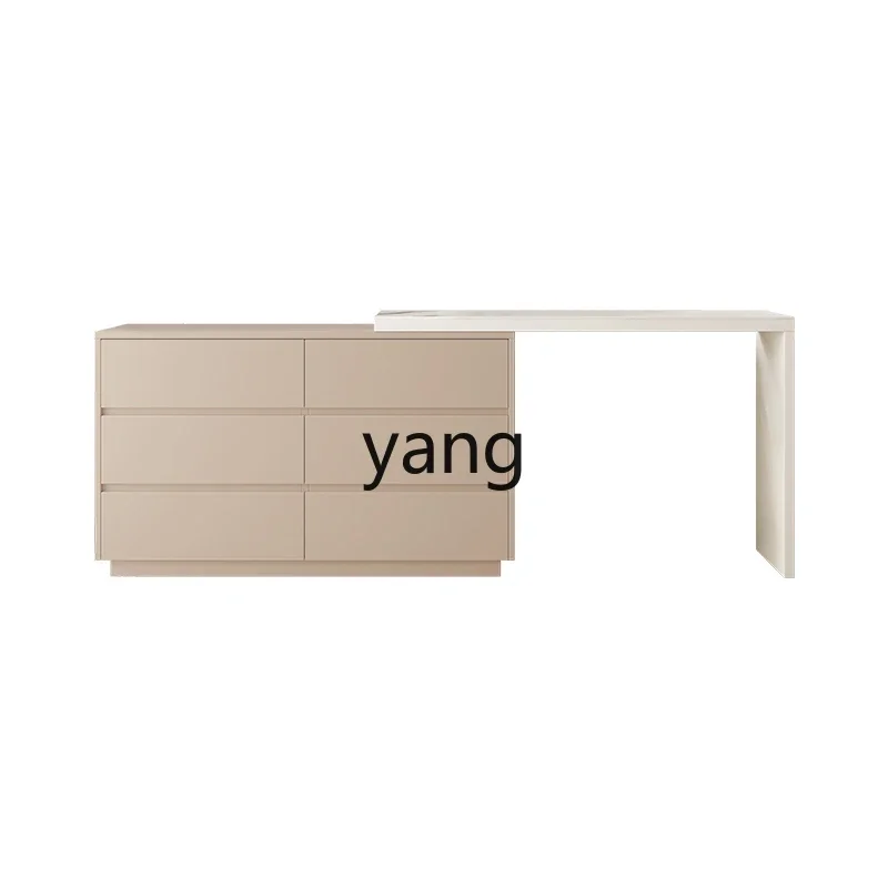cx telescopic bar, dining side cabinet, integrated rotatable household living room, rock slab partition cabinet, horizontal hall