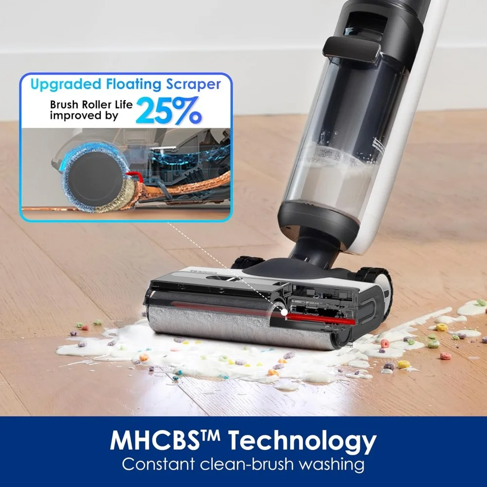 Floor ONE Switch S7 Wet Dry Vacuum Cleaner, Smart Floor Washer Multi-Function, Self-Cleaning