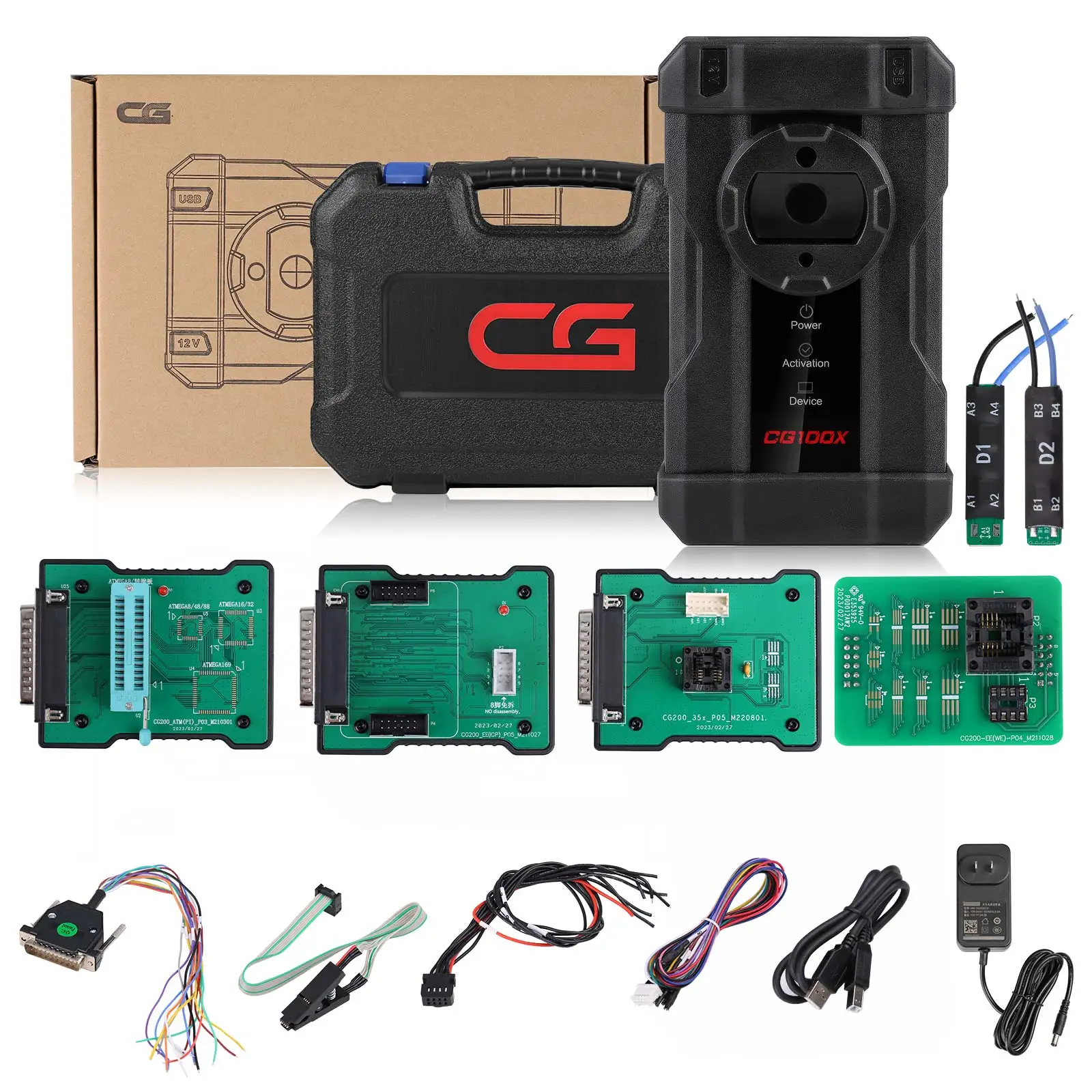 

CGDI CG100X New Generation Programmer Support MQB Add RH850 R7F701407 Get Free Pro V2 and D1 D2 Adapter