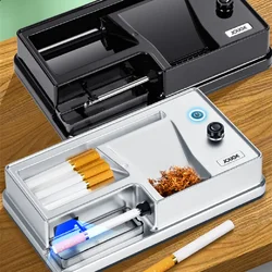 3 in 1 Automatic Cigarette Rolling Machine 6.5/8mm Electric Cigarette Maker Smart Sensing Injector Tobacco Filling Tube