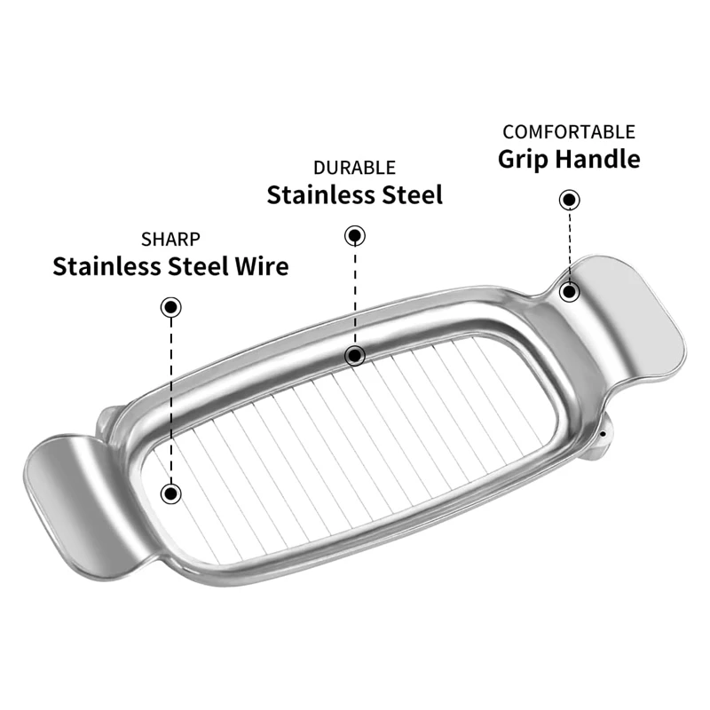 Butter Slicer Cutter Aluminium Käse Cutter Butter Slicer multifunktion ale Küche Food Tool Butter Cutter Draht Käse Slicer – Detail 6