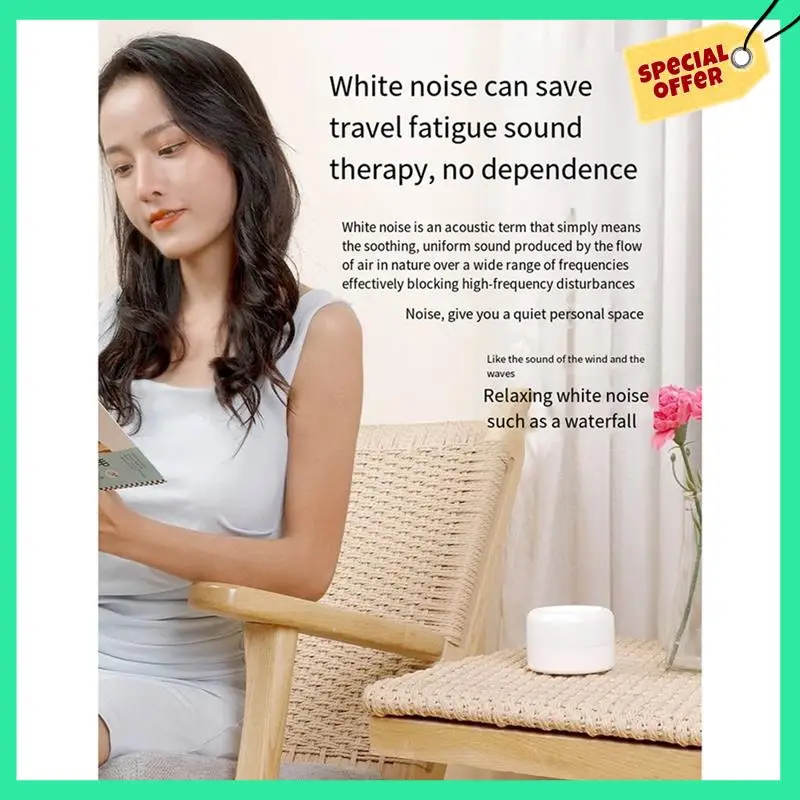 -A14E New Colorful Music White Noise Sleep Machine With Sleeping Light White Noise Machine M1 White Noise Sleep Machine