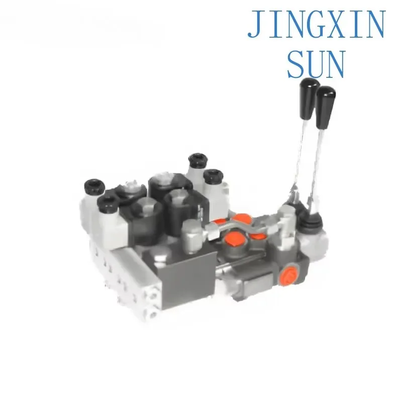P80-5 Electro-hydraulic directional control valve 80LPM electro-hydraulic control valve with joystick 5 bar