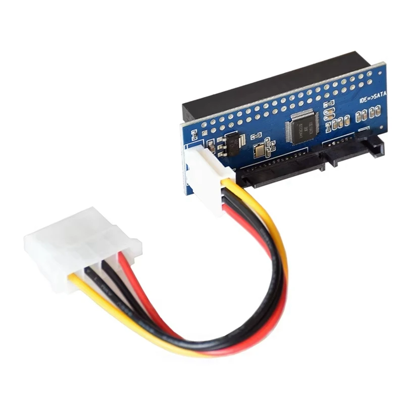 HDD 3.5 IDE To SATA Adapter Hard Disk Converter PATA IDE 39/40Pin To SATA 22Pin Hard Drive Connector With Data Cable