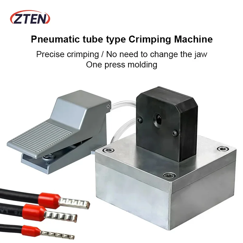 

Pneumatic Tube Type Crimping Machine 6-16m㎡ Insulated Terminal Cold Crimping Clamp Quadrilateral Crimping Terminal Machine