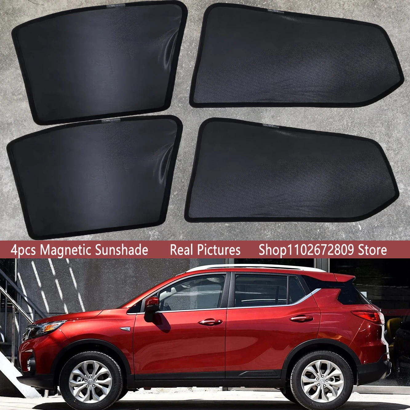 

Magnetic Car Sunshade Shield Front Windshield Frame Curtain Sun Shades For GAC Trumpchi GS3 2017 - 2022 2021 2020 Accessories