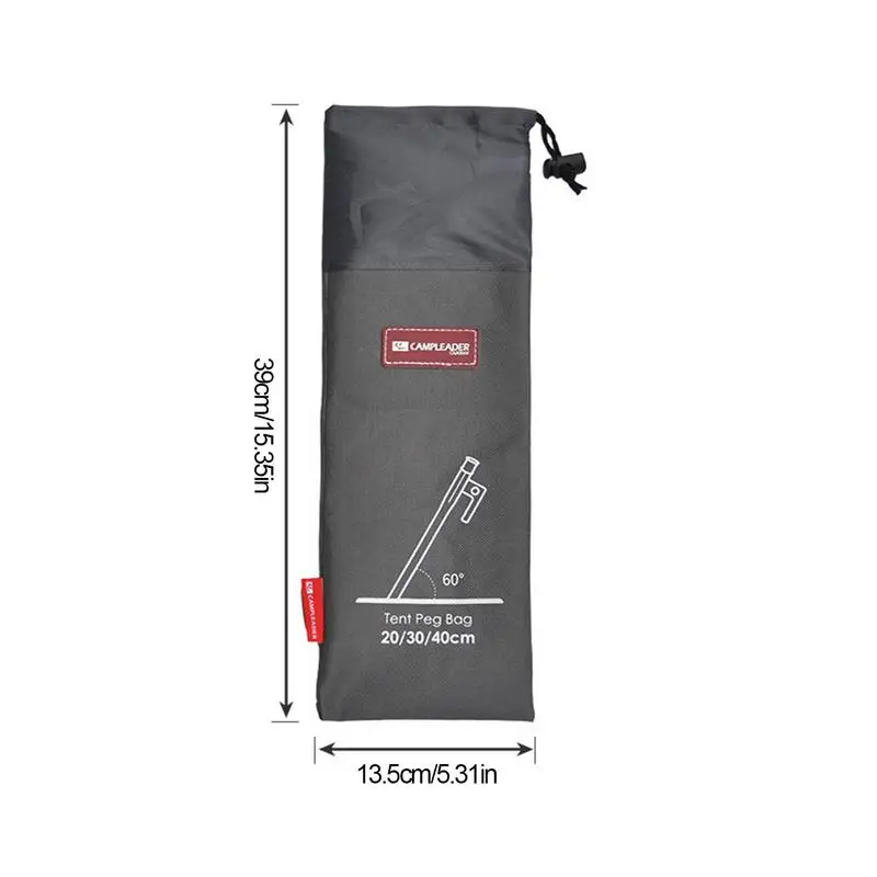 Tent Stake Storage Bag Camping Tent Legs And Hammer Set Ground Nails Outdoor Campers Tourist Supplies Accessories Storage Bag