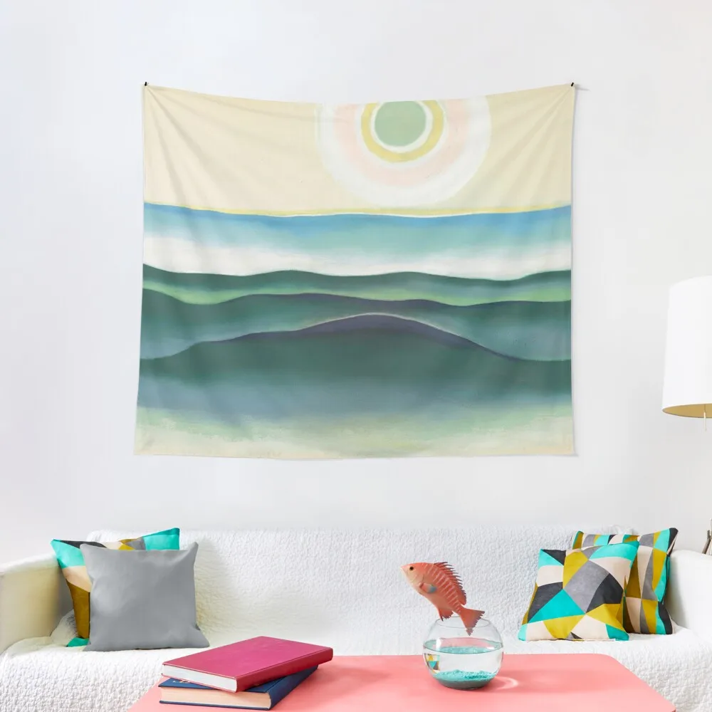 

Georgia O'Keeffe Sun, Water, Maine Tapestry Room Design Home Supplies Tapestry