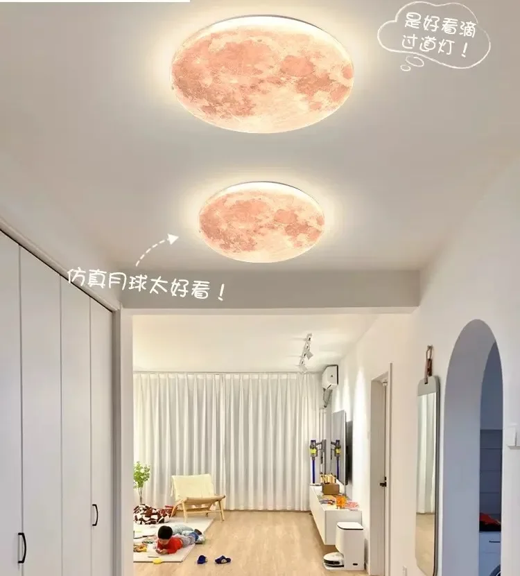 Lunar aisle light, corridor light, modern and minimalist entry hall, kitchen, balcony light, circular bedroom ceiling light