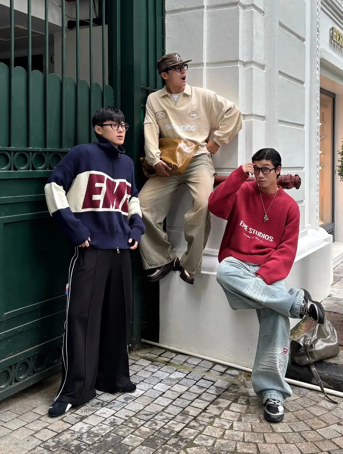 

Y2K Trendy High Street Harajuku Zipper Sweater Men American Retro Streetwear 2025 Autumn and Winter Warm Knitted Cardigan Women