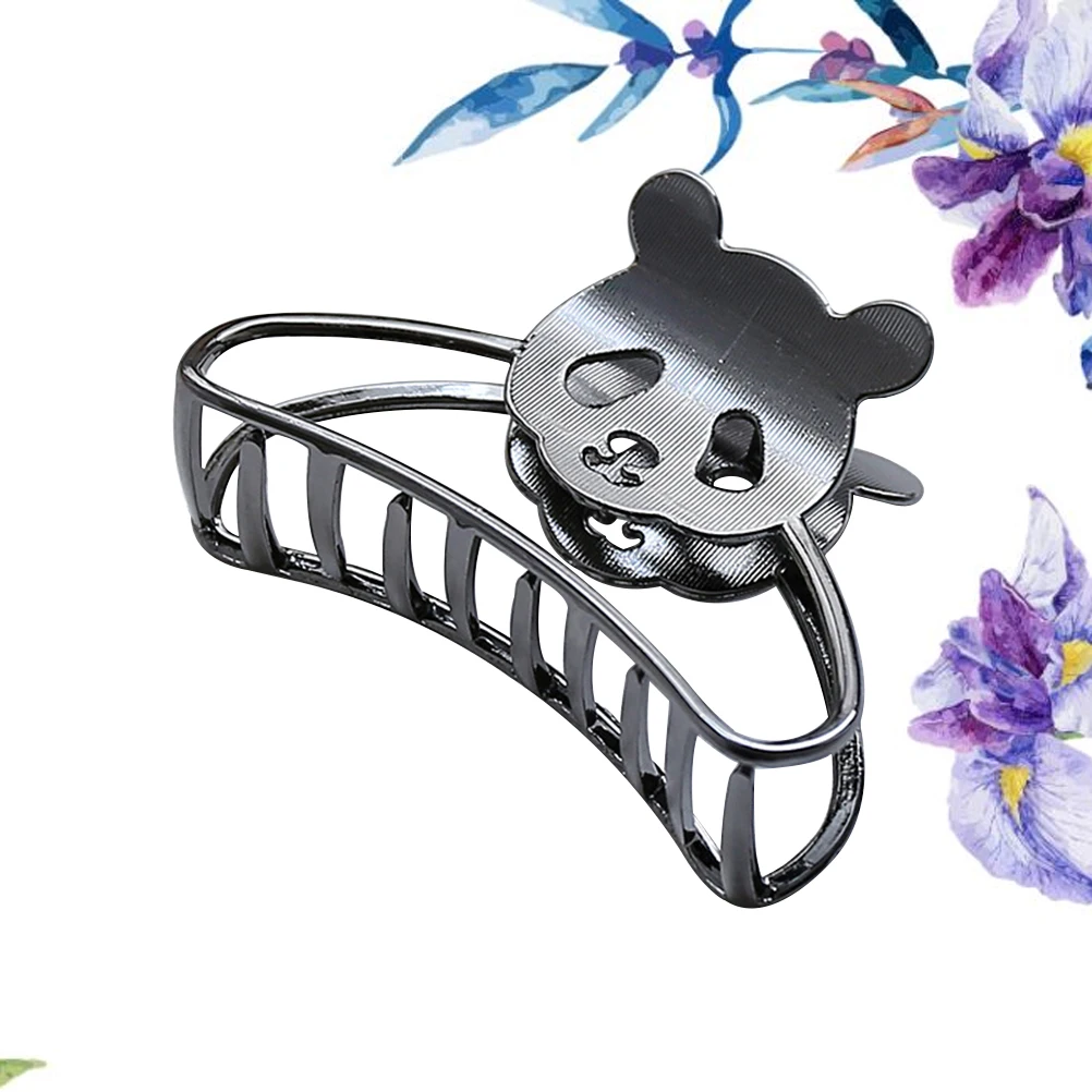 

Metal Hair Clip Panda Claw Barrettes for Women Clips Cute Kawaii Accessories Jaw Snap