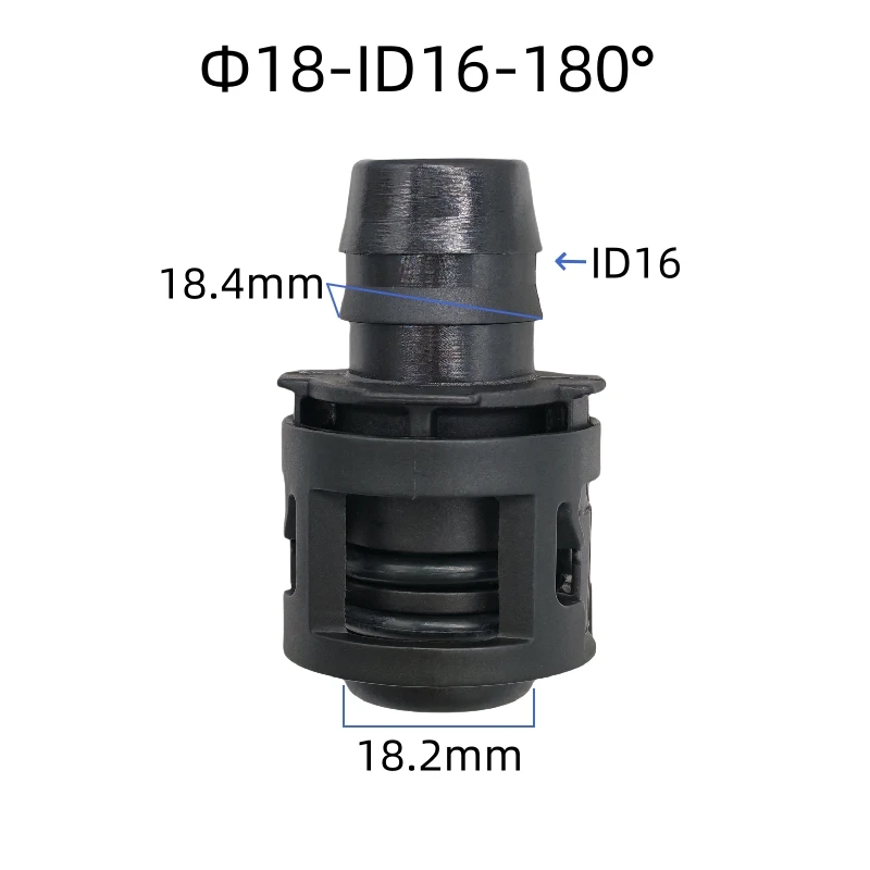 high quality 18 22 30mm exhaust pipe connector auto plastic fittings connector for car 10pcs a lot