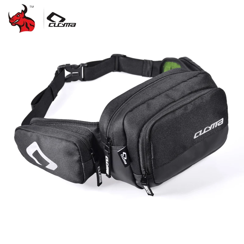 Motorcycle Riding Waist Pack Large Capacity Men Close Waterproof Waist Pack Comfortable Casual Riding Slanting Bag Storage Bag