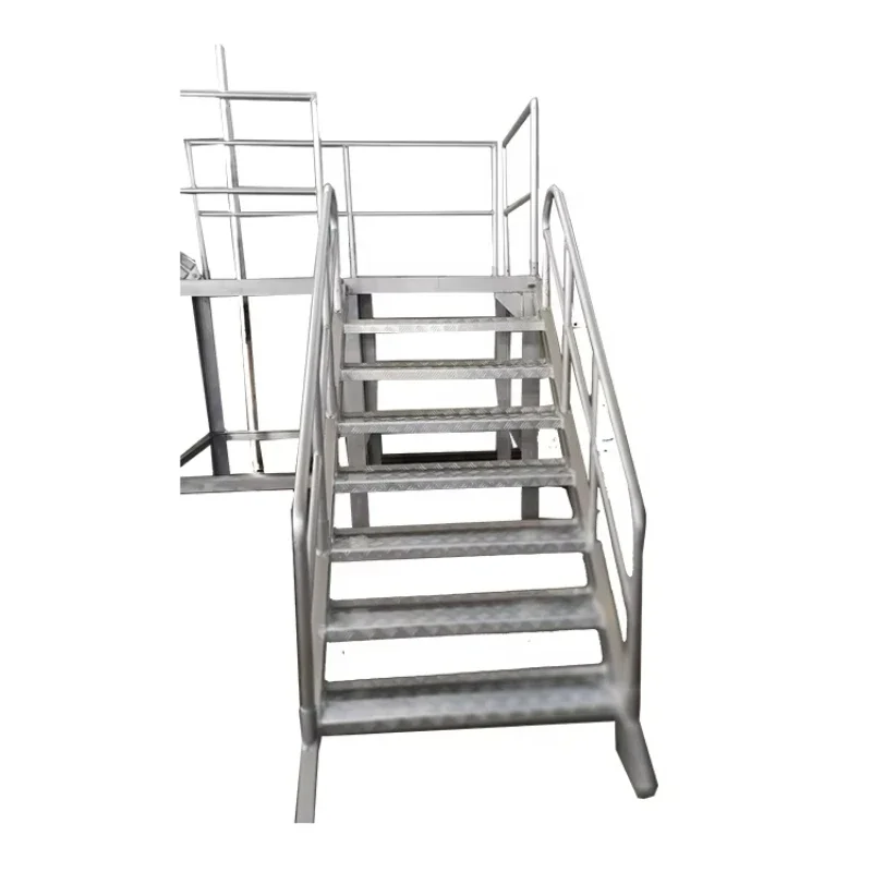 

Aluminum telescopic ladder inlet pier ladder