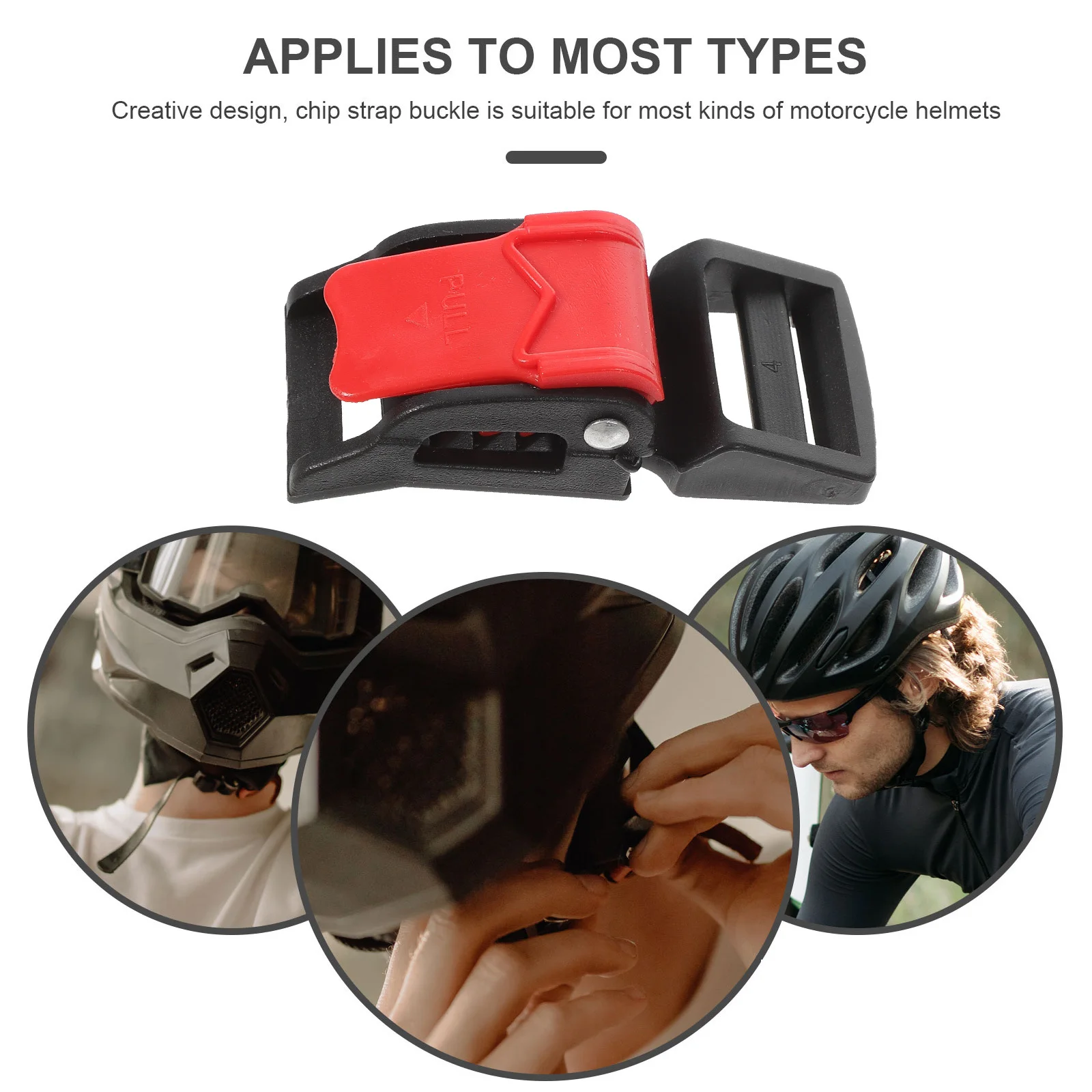 

10 Pcs Chin Cup for Bike Strap Buckle Head Protection Equipment Hard Hat Universal