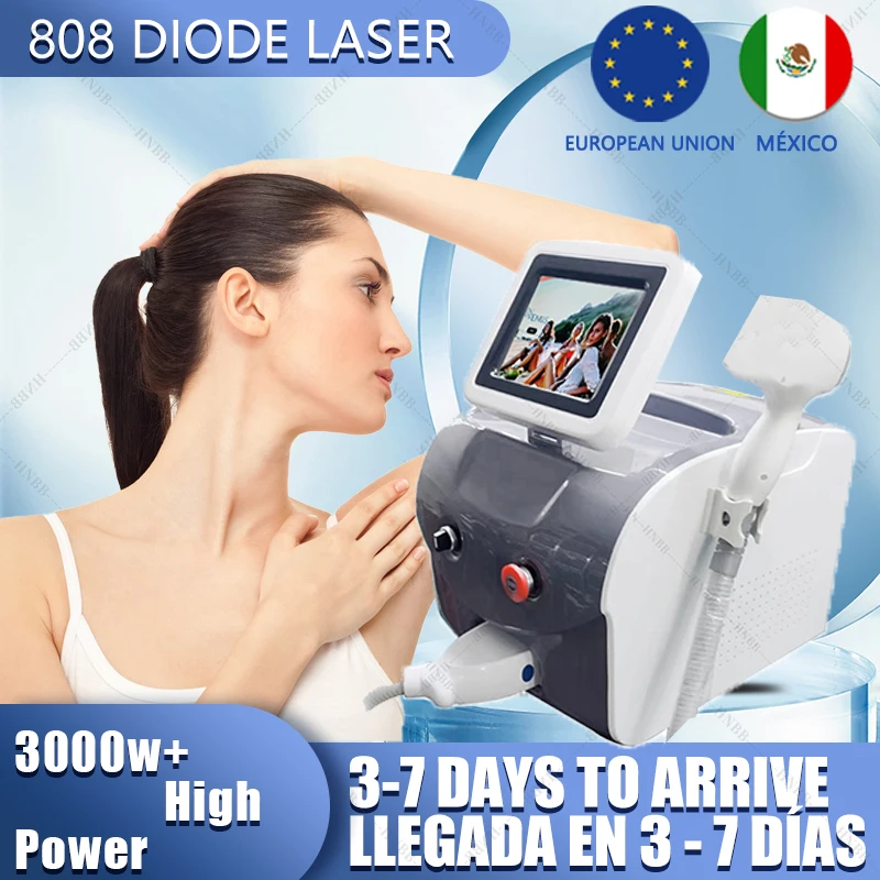 

3500W Newest 755Nm 808Nm 1064Nm 3 Wavelength 808Nm Diode Laser 808Nm Laser Hair Removal Machine For Salon