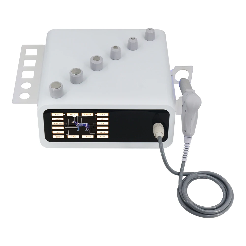 Animal Pneumatic Shockwave Therapy Machine 10Bar For ED Treatment Relieve Ankle Strain Pain Relaxation Physiotherapy Massager