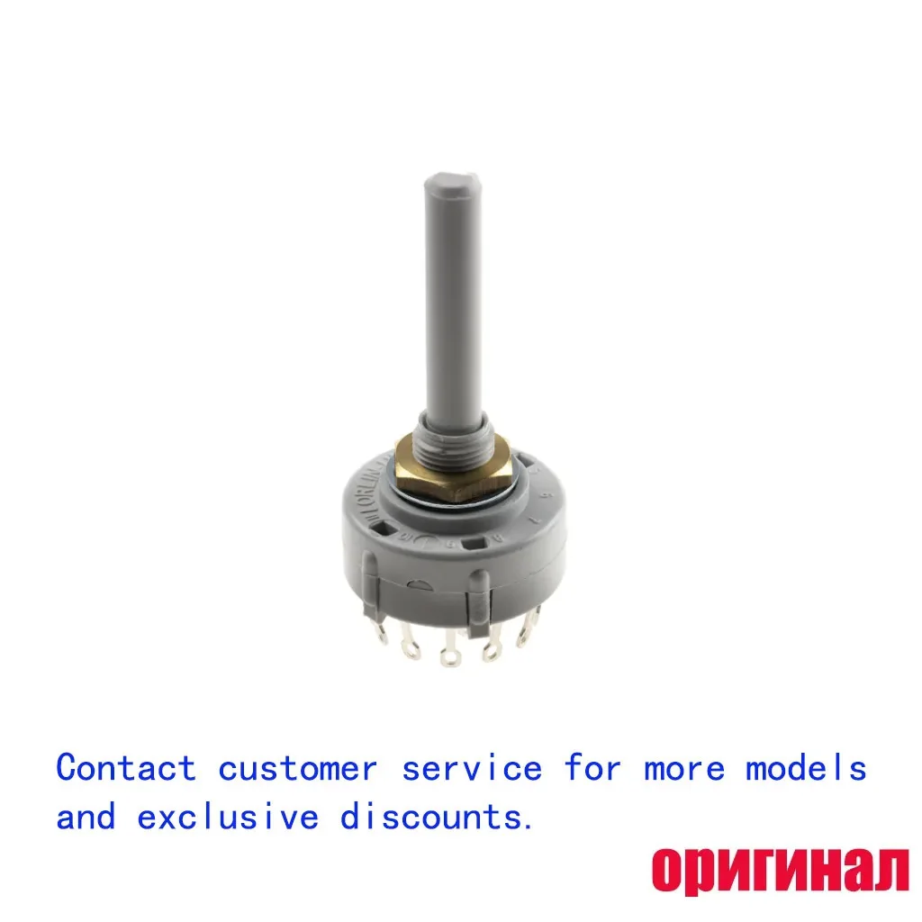 LORLIN CK1027 Multi-position Rotary Band Switch, 3 Poles 4 Positions, 30 Degree Detent, 150mA 250V