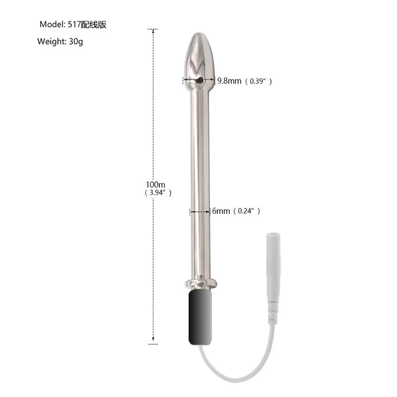 Electric Shock Pulse Massage Sounds Dilator Accessory Penis Plug Horse Eye Urethral Toys Electro Sex Toys For Men Masturbation