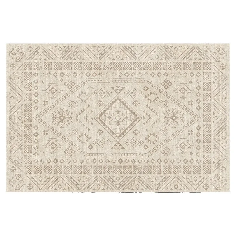 

Removable washable, carpet, living room 2025 new, double layer, machine washable, floor mat, French style