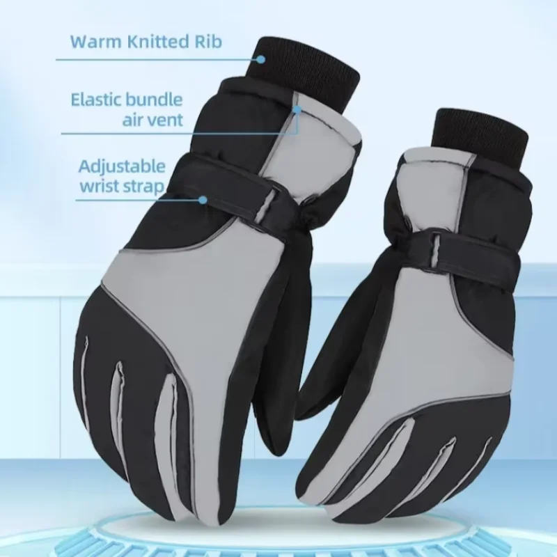 

Водонепроницаемые перчатки для сенсорных экранов – зимние теплые перчатки для катания на лыжах, велоспорта, мотоциклах и активного отдыха