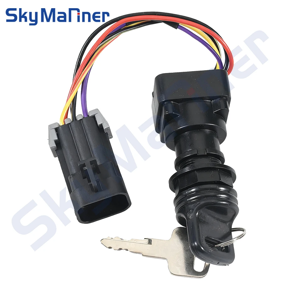 

8M0059686 87-897716K01 897716 3-позиционный переключатель зажигания с проводом для подвесного мотора Mercury Marine Quicksilver заменяет