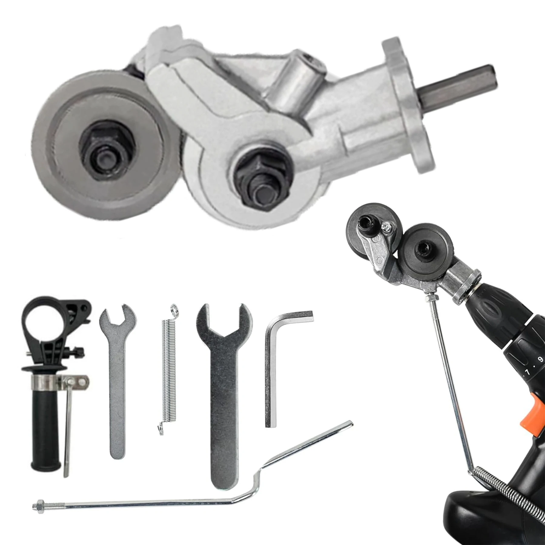 

Electric Drill Plate Cutter Metal Sheet Cutter High Speed Rotor Free Cutting Tool Sheet Nibbler Saw Metal Punch Scissors