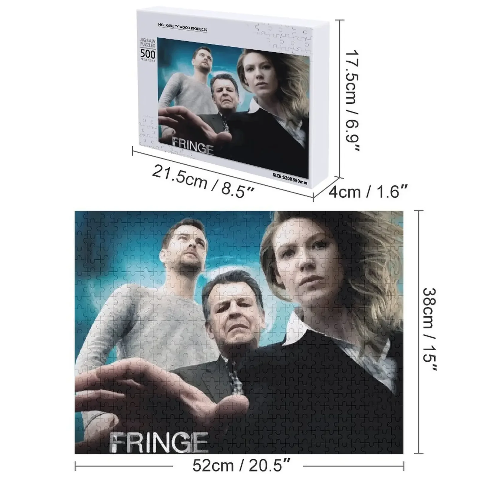 أحجية الصور المقطوعة ذات الأهداب الخشبية للبالغين، ألغاز هدايا مخصصة للأطفال