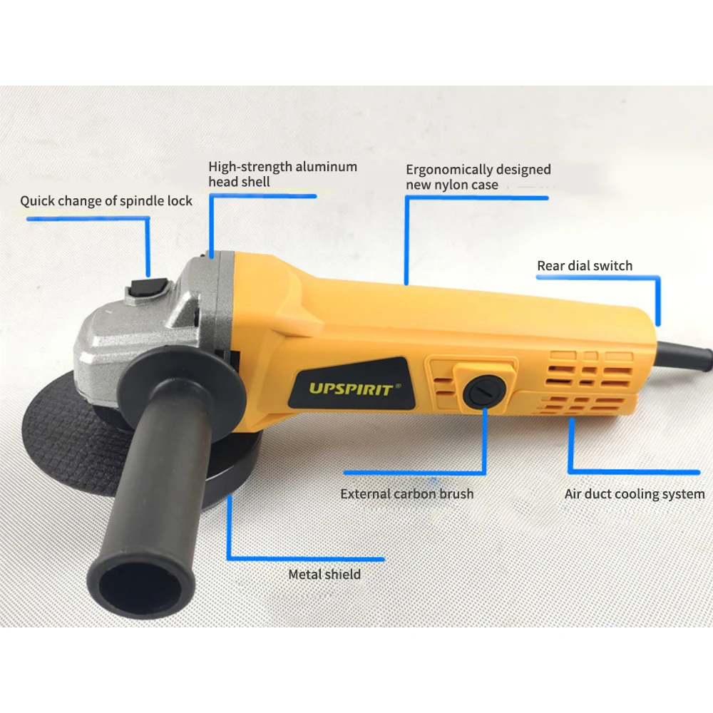 Smerigliatrice angolare per utensili elettrici per uso domestico 100 smerigliatrice multifunzione per smerigliatrice manuale di grado industriale