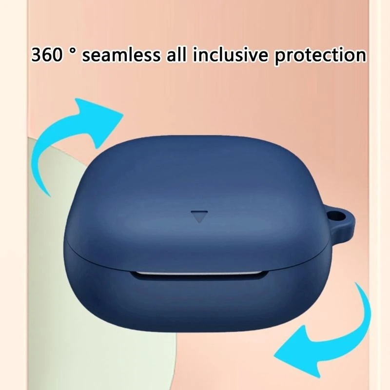 B2EF Silicone Wrap Lengan Shell Headphone Housing Housing Case dari Daily Wear for Liberty 5