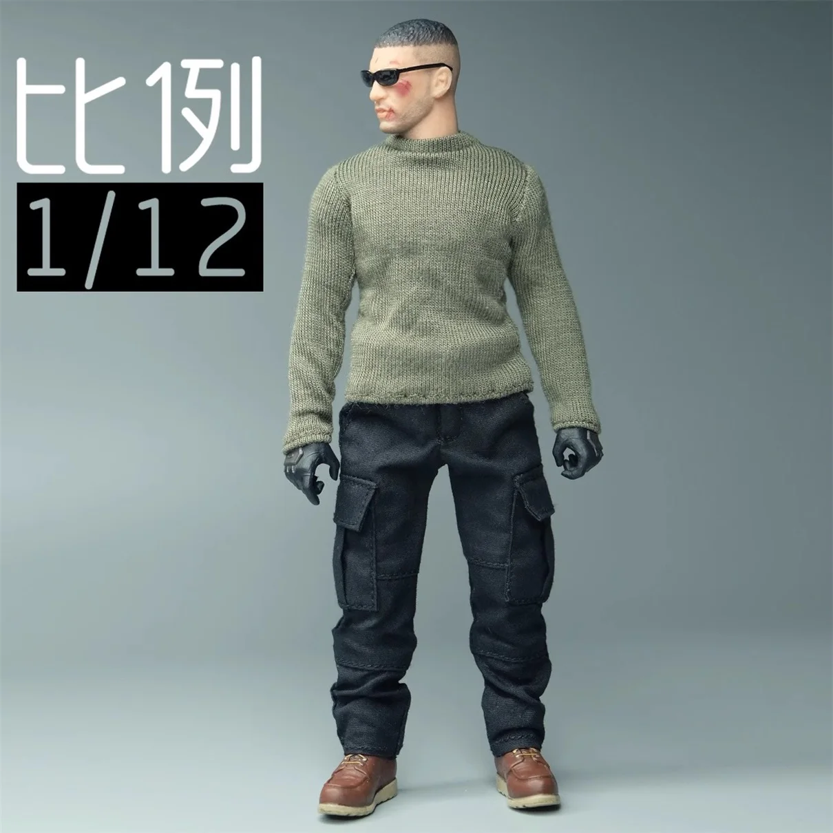 YYDS 1/12 Mannelijke Soldaat Kleding Accessoires Mode Combat Broek Zwart Hoge Kwaliteit Model Speelgoed Voor 6 ''Action Figure body Op Voorraad