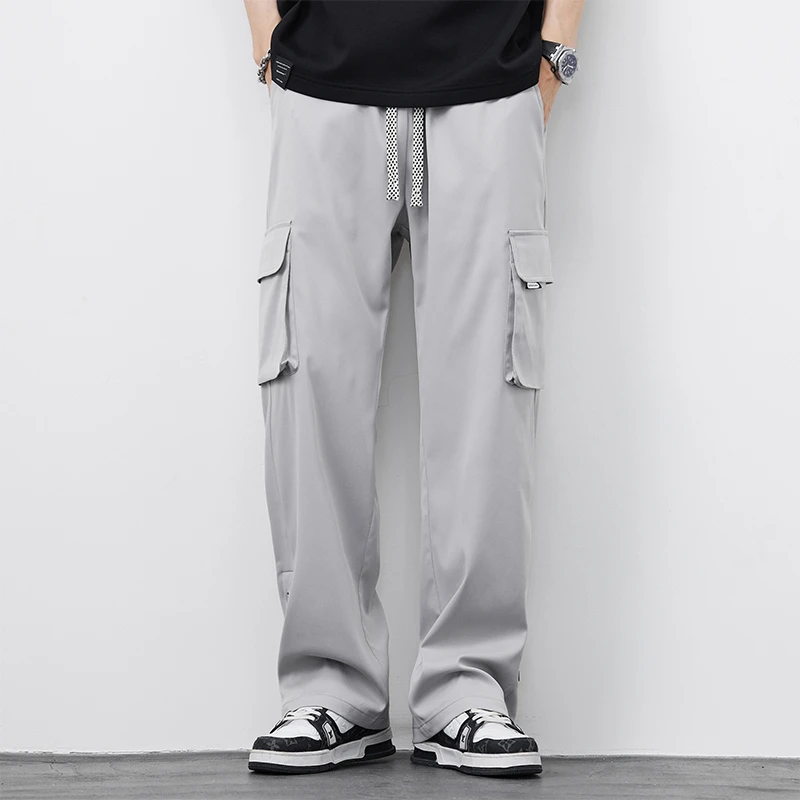 Men's Plus Size Loose-fit Cargo Pants for Comfortable and Casual Style