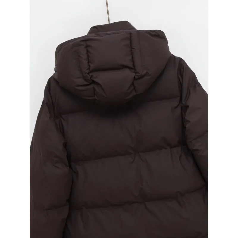 CharmChant femme manteaux d'hiver chaud vestes à capuche femme rembourrage manteau Parkas 2025 nouveau dans les vêtements d'extérieur à manches longues haut pardessus