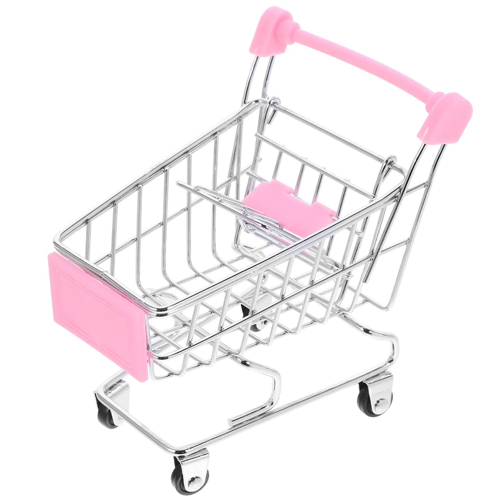 Mini Child Shopping Cart Small Supermarket Handcart Toys for Kids Miniature Decoration