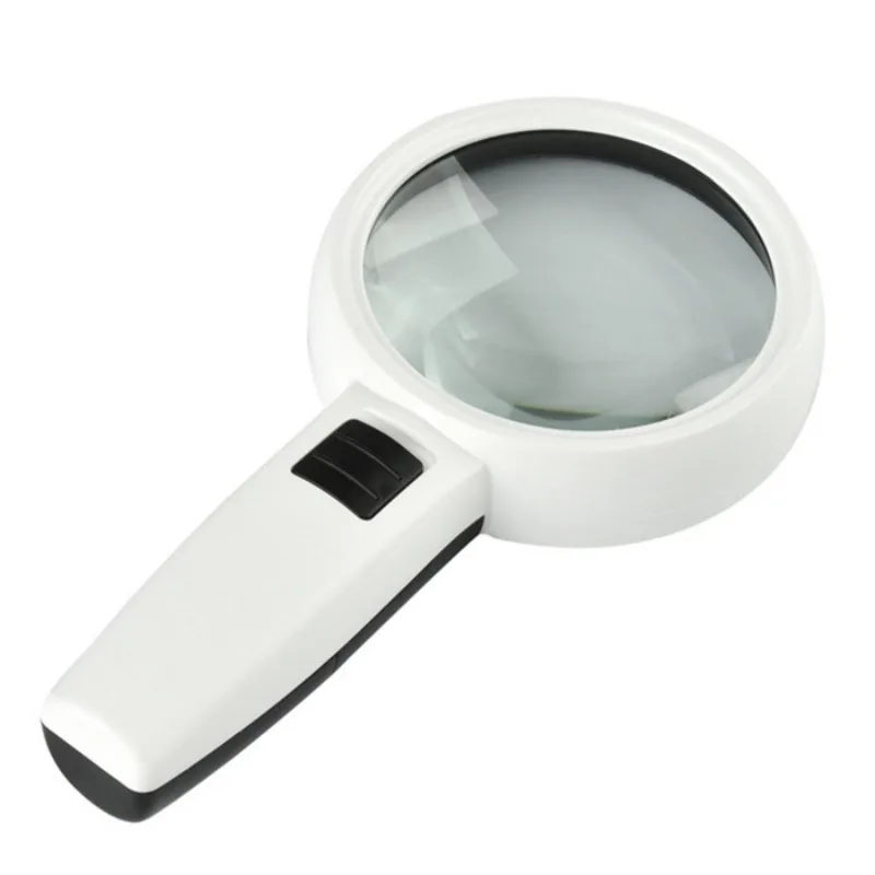 

2PCS 30X Handheld Illuminated Magnifier Microscope Magnifying Glass LED Lighted Magnifys Jewelry Repair Seniors Reading Tool