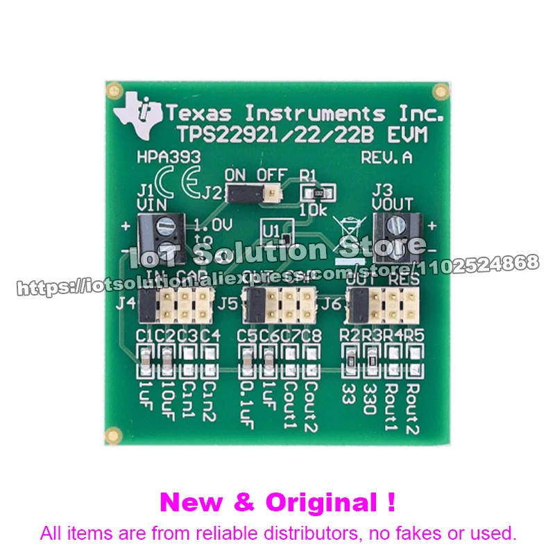 TPS22922EVM TPS22922 Load Switch Evaluation Module