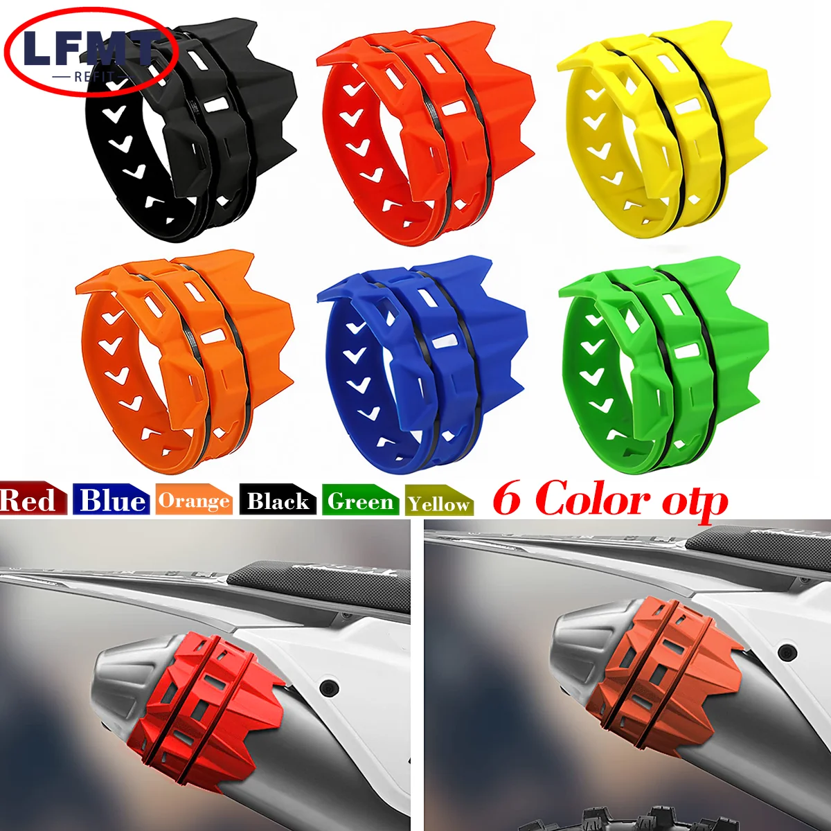 Universal Exhaust Protection Cover Motorcycle Exhaust Muffler Silencer Protector Guard For KTM SX EXC Motocross Dirt Pit Bike 