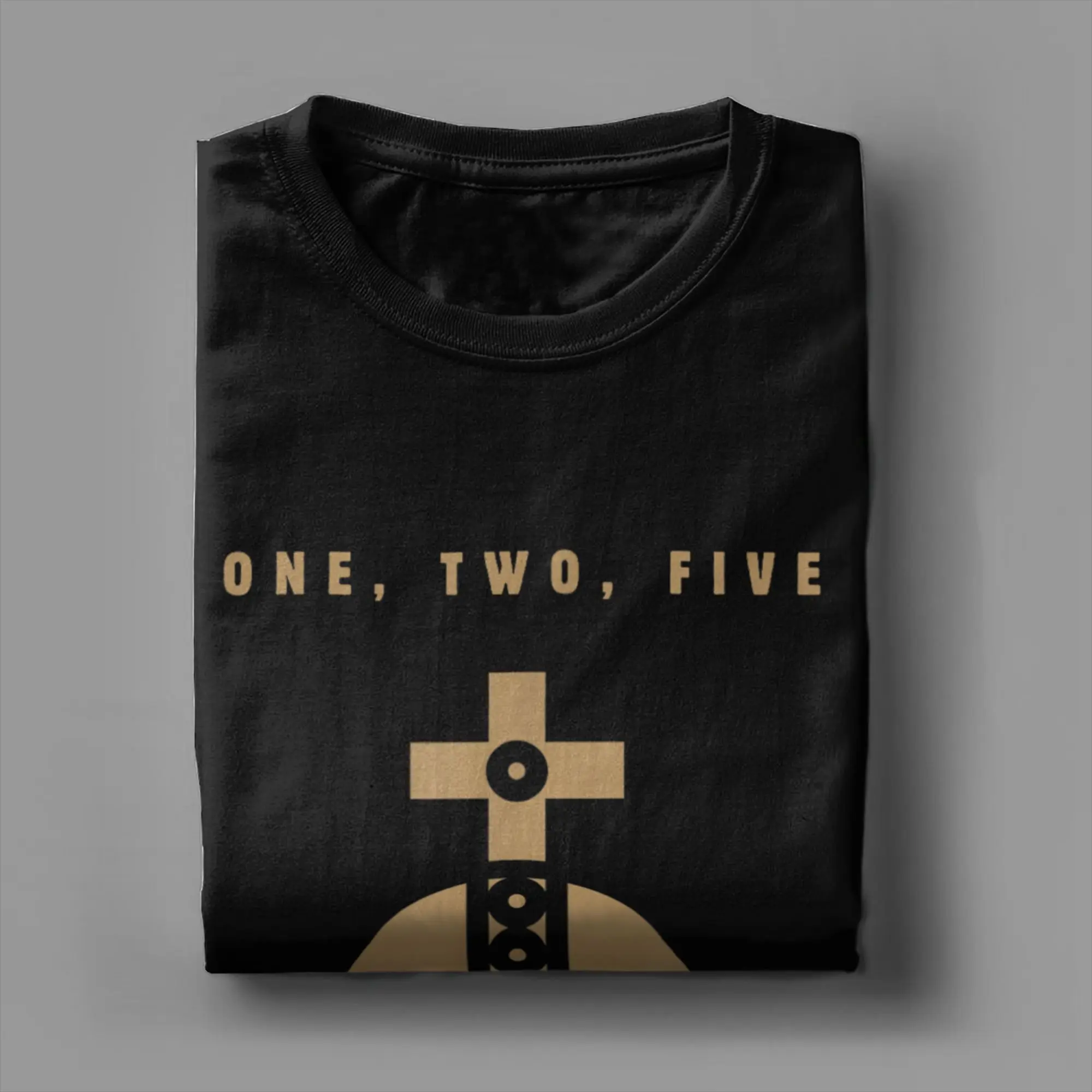 Men's The Holy Hand-Grenade Grail T Shirt One Two Five Antioch Pure Cotton Clothing Vintage Crewneck Tee Shirt Plus Size T-Shirt