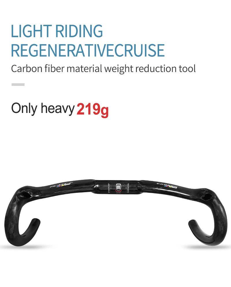 Vollcarbon-Fahrradlenker, ultraleichter und langlebiger Fahrradlenker mit 15,75/16,54/17,32 Zoll Innenkabelführung – Detail 5